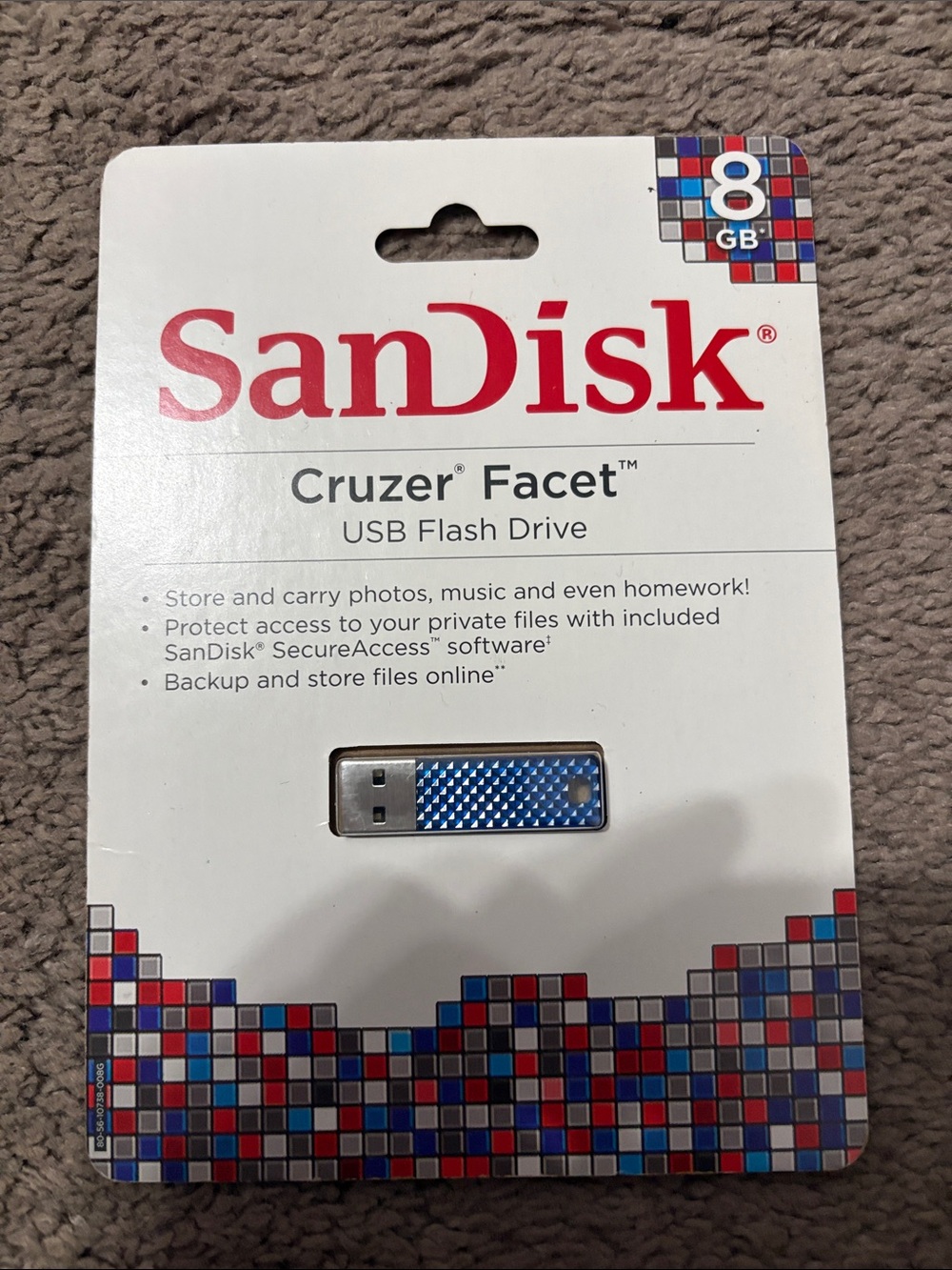 Andis Blue USB Flash Drive